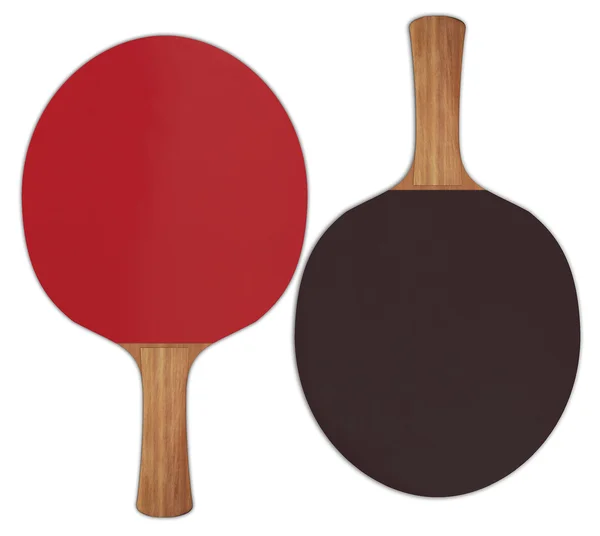 Tabel tennisrackets — Stockfoto