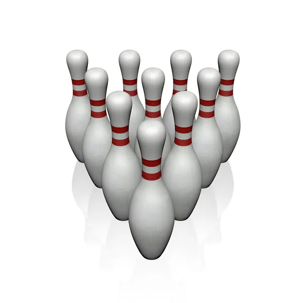 Bowling skittles — Stock Photo, Image