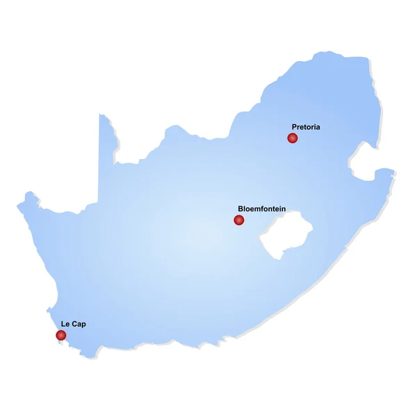 Map of South Africa — Stock Photo, Image