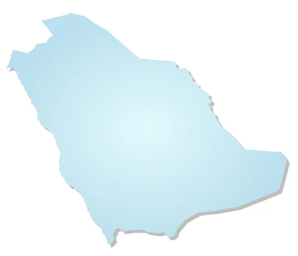 Map of Saudi Arabia — Stock Photo, Image