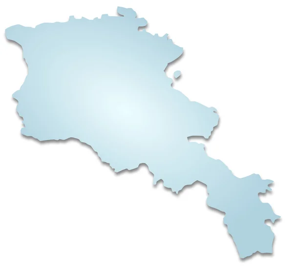 La carte de L'Arménie — Photo