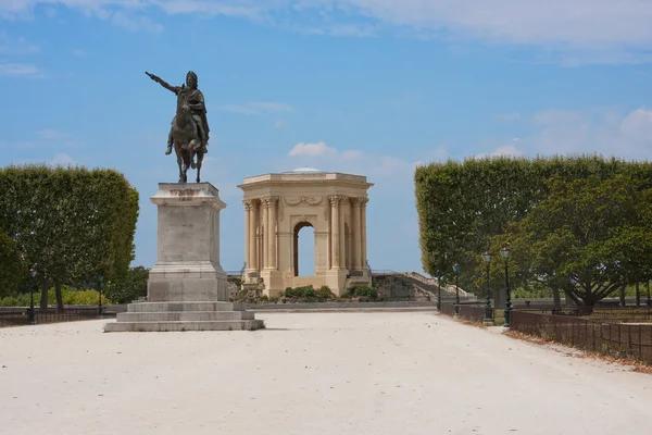 Peyrou královské náměstí — Stock fotografie