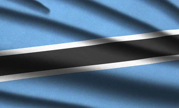 Flagga botswana — Stockfoto
