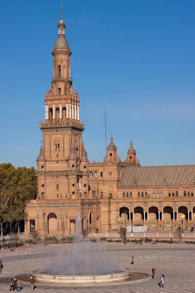 Plein van Spanje, Sevilla — Stockfoto