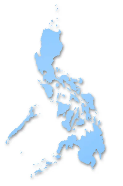 フィリピンの地図 — ストック写真