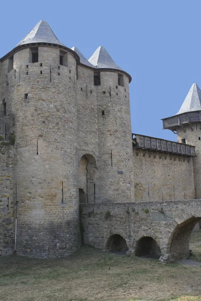 Zamek carcassonne — Zdjęcie stockowe