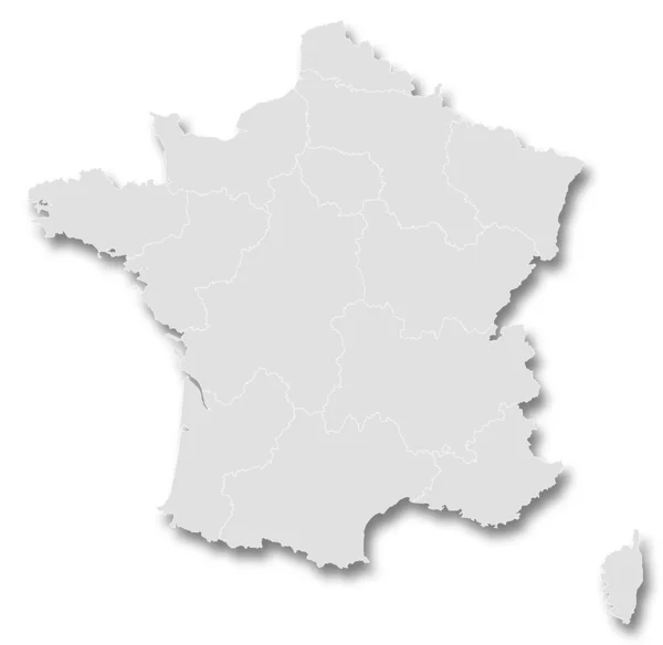 Nové regiony Francie — Stock fotografie