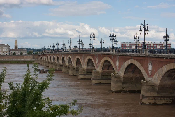 Pont-de-Pierre, Bordeaux — Stock Photo, Image