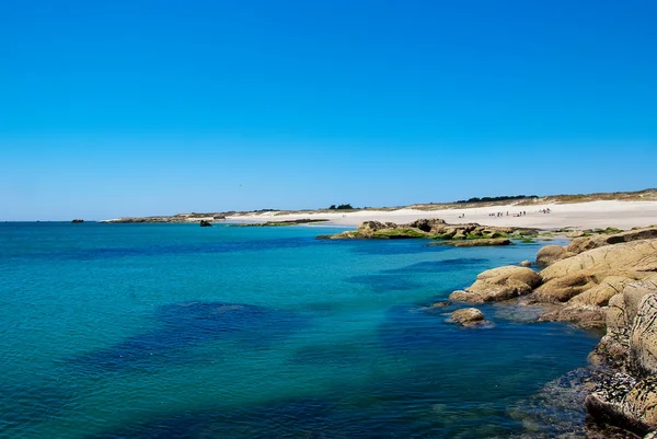 Bretagne strand — Stockfoto