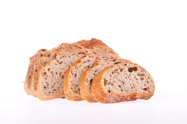 Cereals bread on white background — Stock Photo, Image