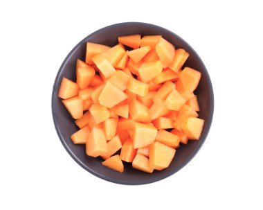 dilimler halinde kesip kavun