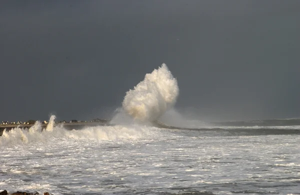 Tormenta gigante ola marina —  Fotos de Stock