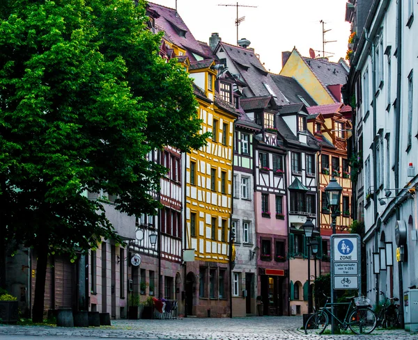 Weißgerbergasse Nuremberg — стокове фото