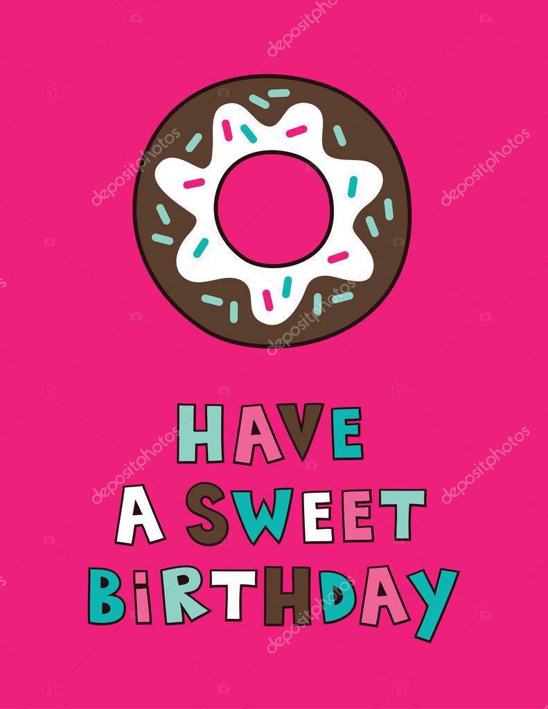 sweet happy birthday card.