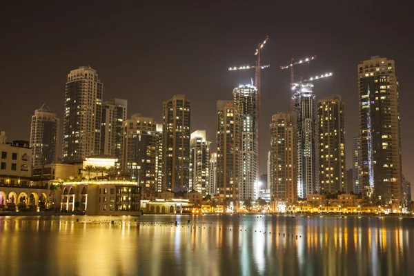 Dubai city at night — Stock Photo, Image