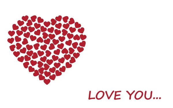 vektör Sevgililer günü kartı