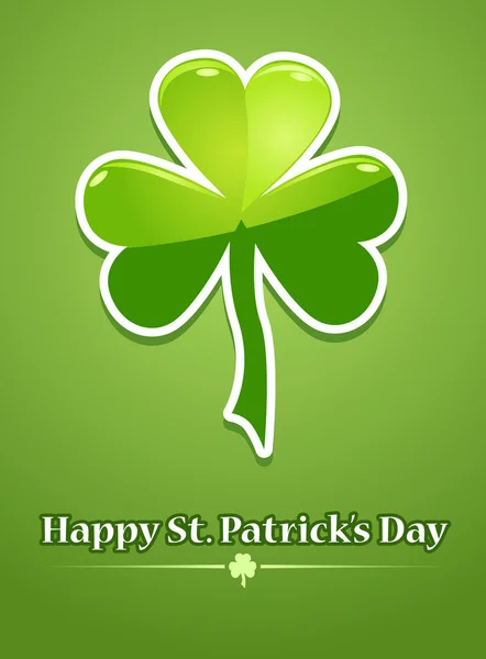 St. patrick günü kartı