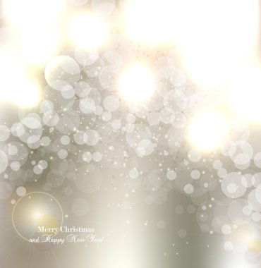 Kar taneleri ve metin yeri olan zarif bir Noel arkaplanı..