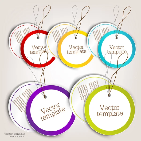 Set de burbujas, pegatinas, etiquetas, etiquetas. Plantilla vectorial — Vector de stock