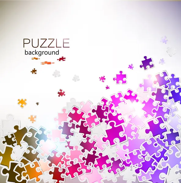 Yapboz parçalarından yapılan soyut arkaplan