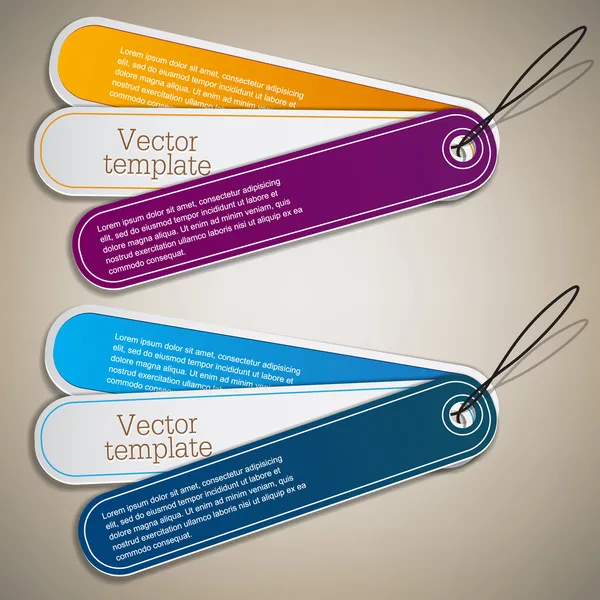 Set de burbujas, pegatinas, etiquetas, etiquetas. Plantilla vectorial — Vector de stock