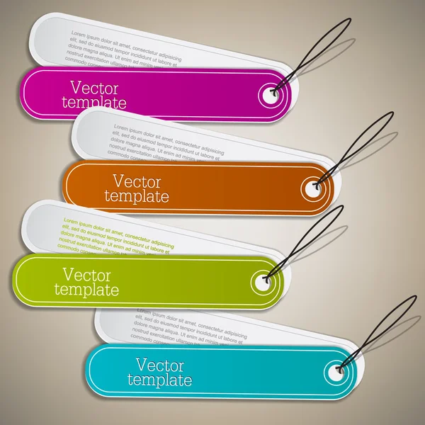 Set de burbujas, pegatinas, etiquetas, etiquetas. Plantilla vectorial — Vector de stock