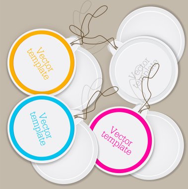 baloncuklar, çıkartmalar, etiket, Etiketler kümesi. vektör şablonu