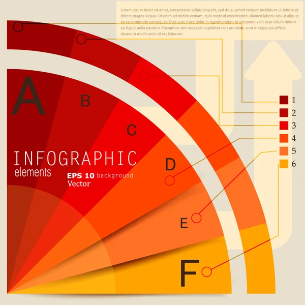 Infographic öğeleri kümesi. tasarım şablonu. — Stok Vektör