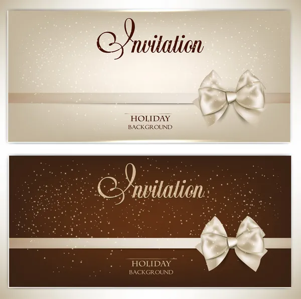 Beyaz ok ve kopya alanı muhteşem hediye kartları. vektör illus