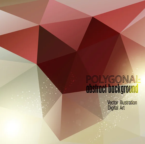 Abstract colorful polygonal background. Vector illustration — Stock Vector