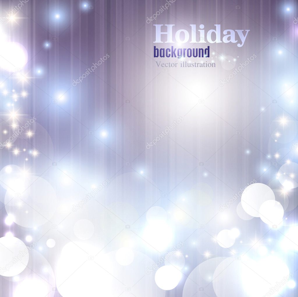 Elegant Christmas shining background with snowflakes and place f