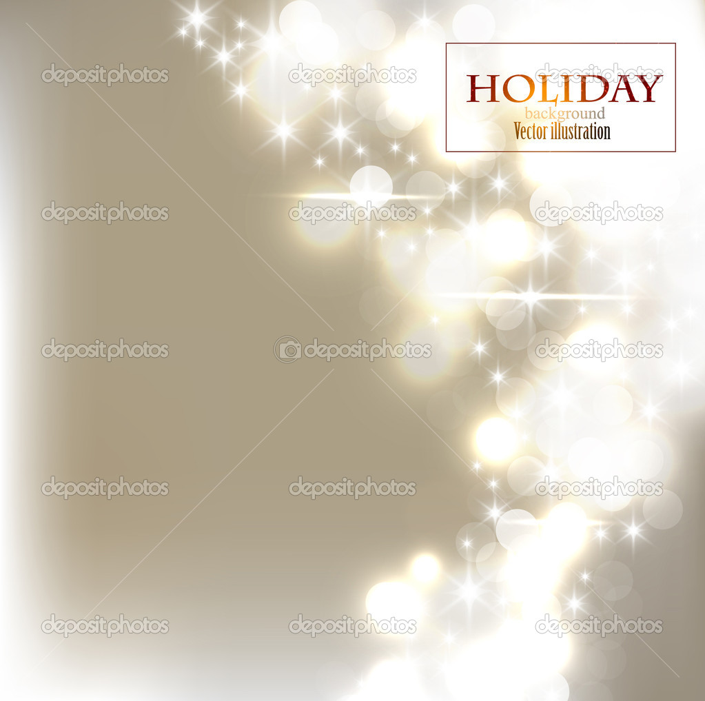 Elegant Christmas background with snowflakes and place for text.