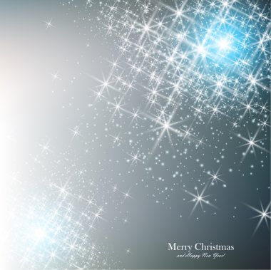 Kar taneleri olan zarif bir Noel arkaplanı.