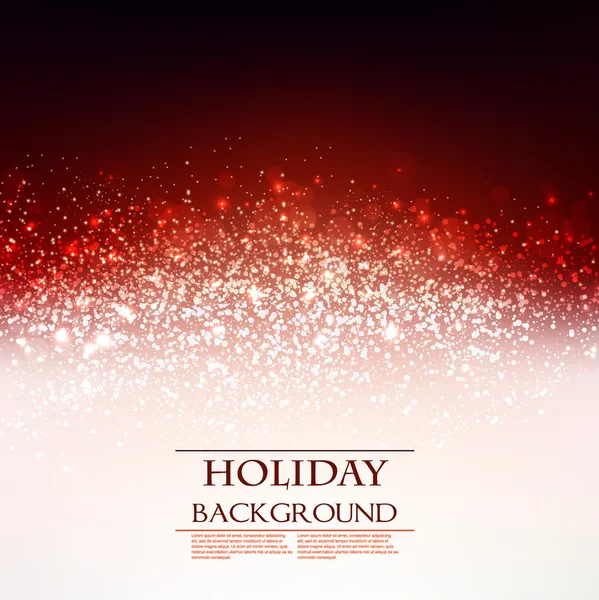 Elegant Christmas Red background with snowflakes — Wektor stockowy