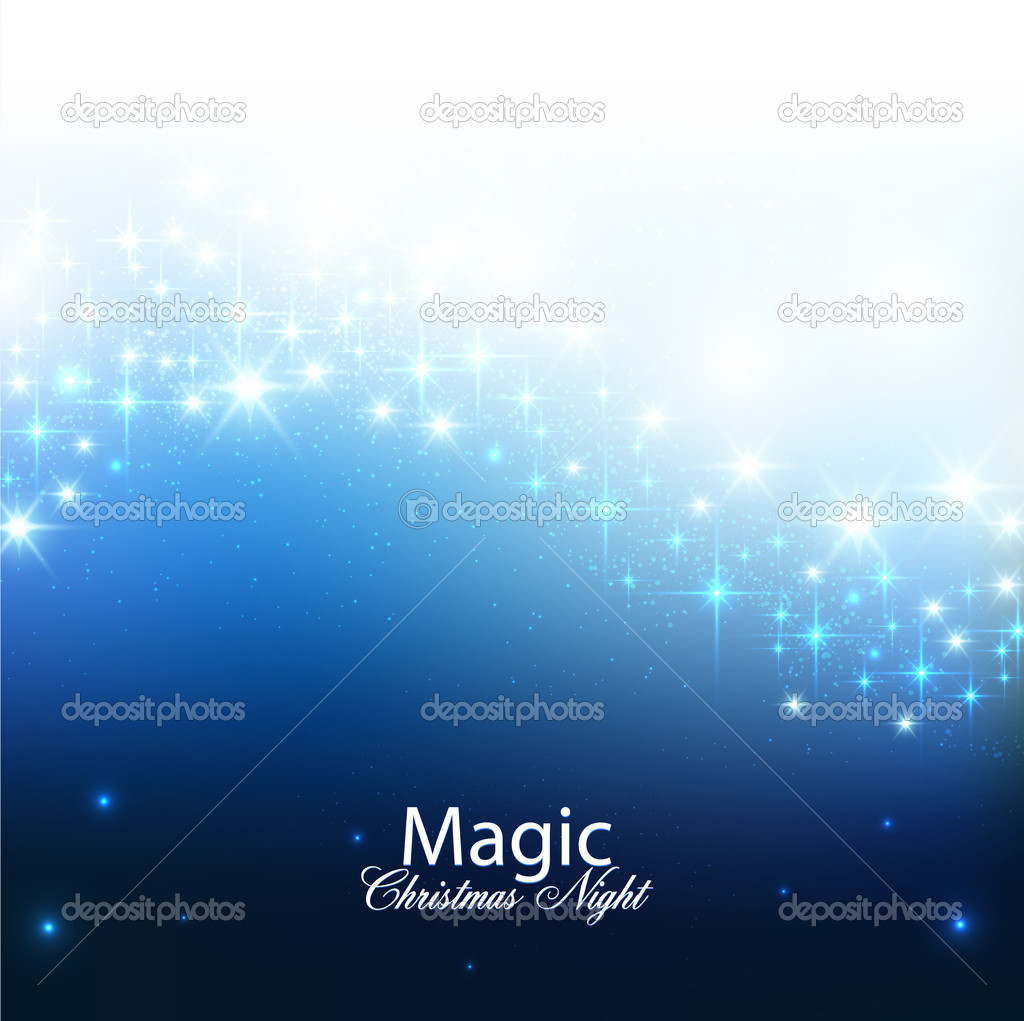 Elegant Christmas background with snowflakes and place for text.