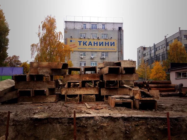 Isıtma Mosksvskiy umudu Kiev üzerinde tamiri — Stok fotoğraf