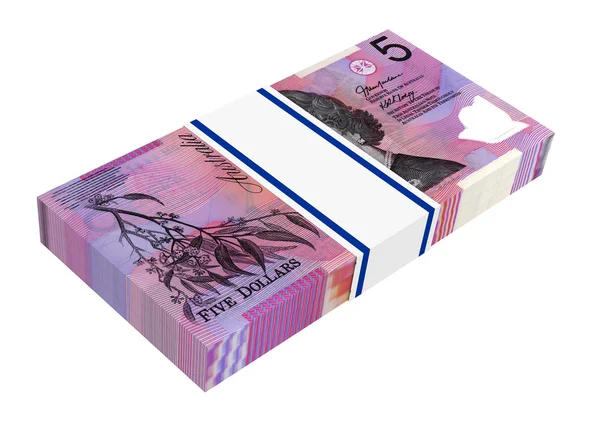 izole beyaz arka plan üzerinde Avustralya Doları.