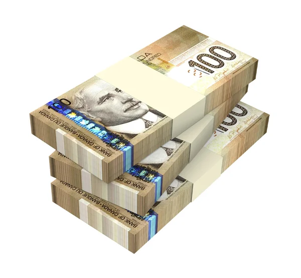 Καναδά δολάρια χρημάτων που απομονώνονται σε λευκό φόντο. — Φωτογραφία Αρχείου