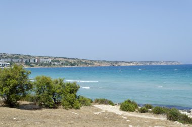 Akdeniz'in yaz gününde.