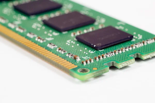 Closeup RAM memory module — Stock Photo, Image