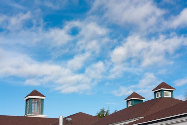 Roofs and sky — Stock Photo, Image