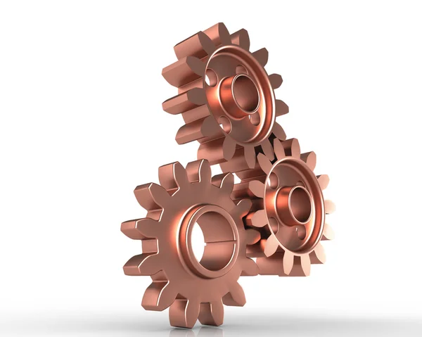 Close-up of Machine Gears — Stock Photo, Image