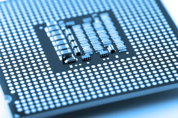 Circuit imprimé de l'ordinateur portable CPU — Photo