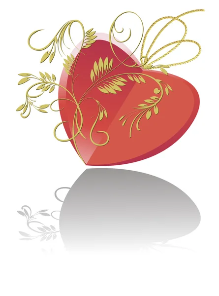 The card for Valentine — Stock Vector