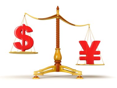 Yen Dolar ölçeklerde daha ağır basar.