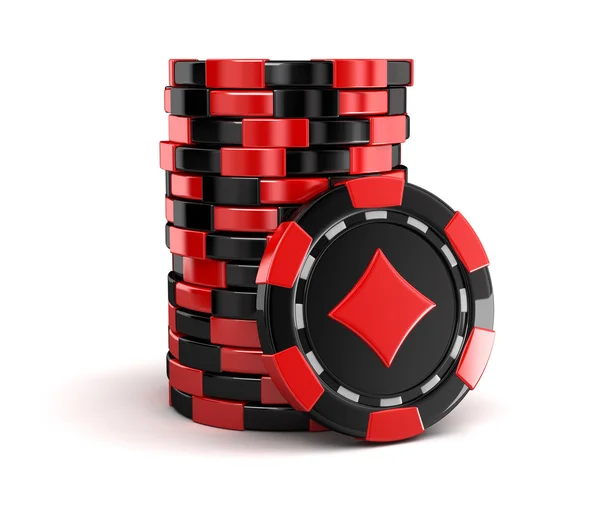 Casino chip stacks — Stockfoto