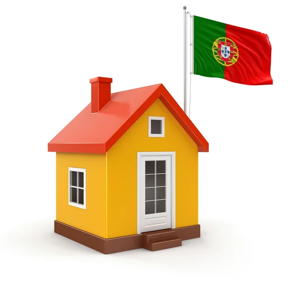 Πορτογαλική σημαία — Φωτογραφία Αρχείου
