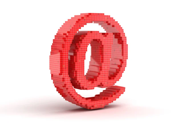 AT red symbol — Stock Photo, Image