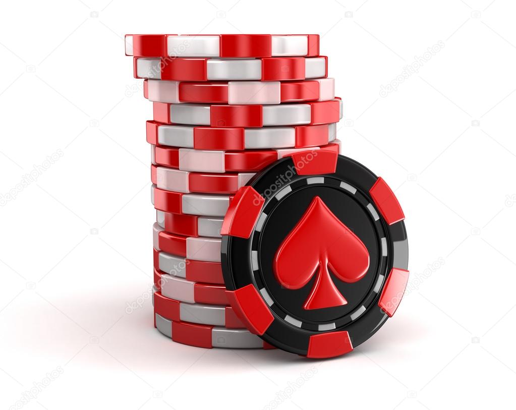 Casino chip stacks