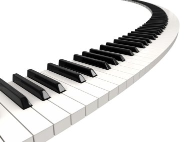 Piyano Klavye dalga